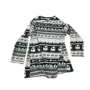 Nextmia Nightmare Before Christmas Jack Skellington cardigan sweater size 14